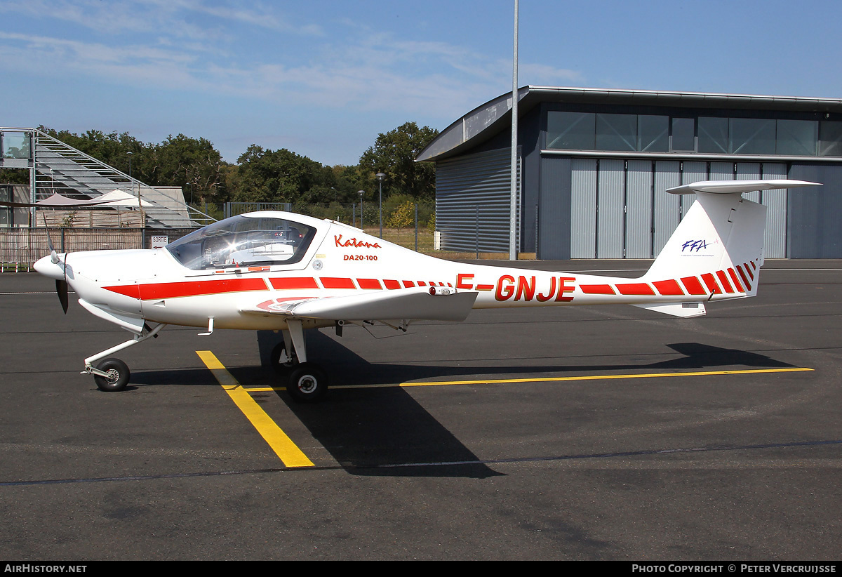 Aircraft Photo of F-GNJE | Diamond DA20A-1 Katana | FFA - Fédération Française Aéronautique | AirHistory.net #156553