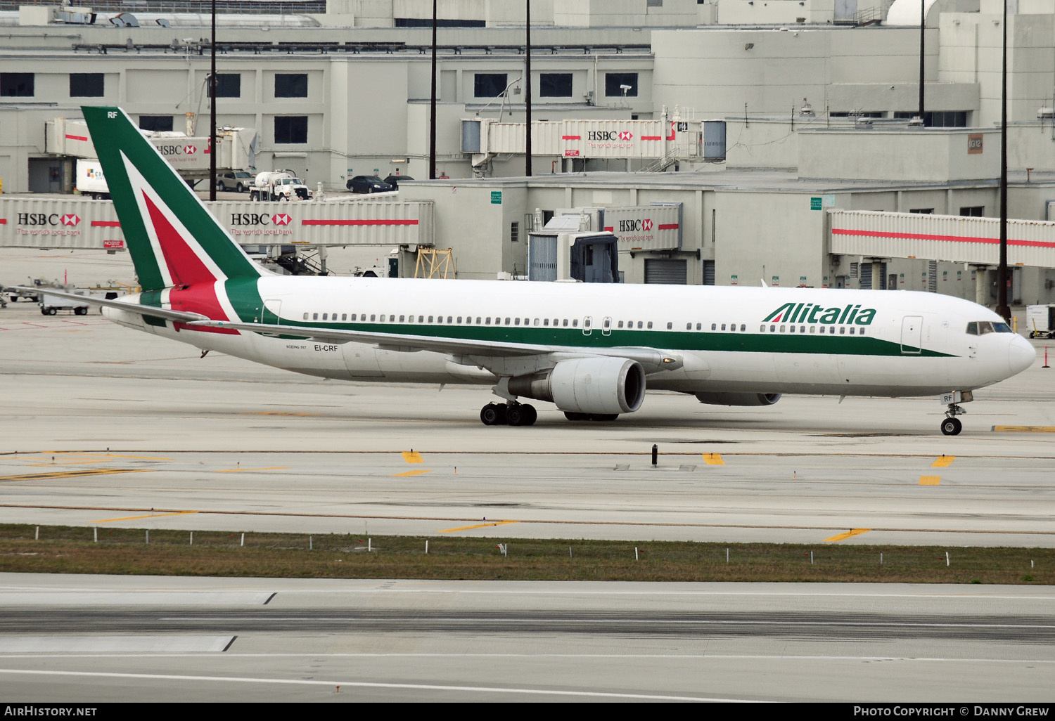 Aircraft Photo of EI-CRF | Boeing 767-31B/ER | Alitalia | AirHistory.net #156561