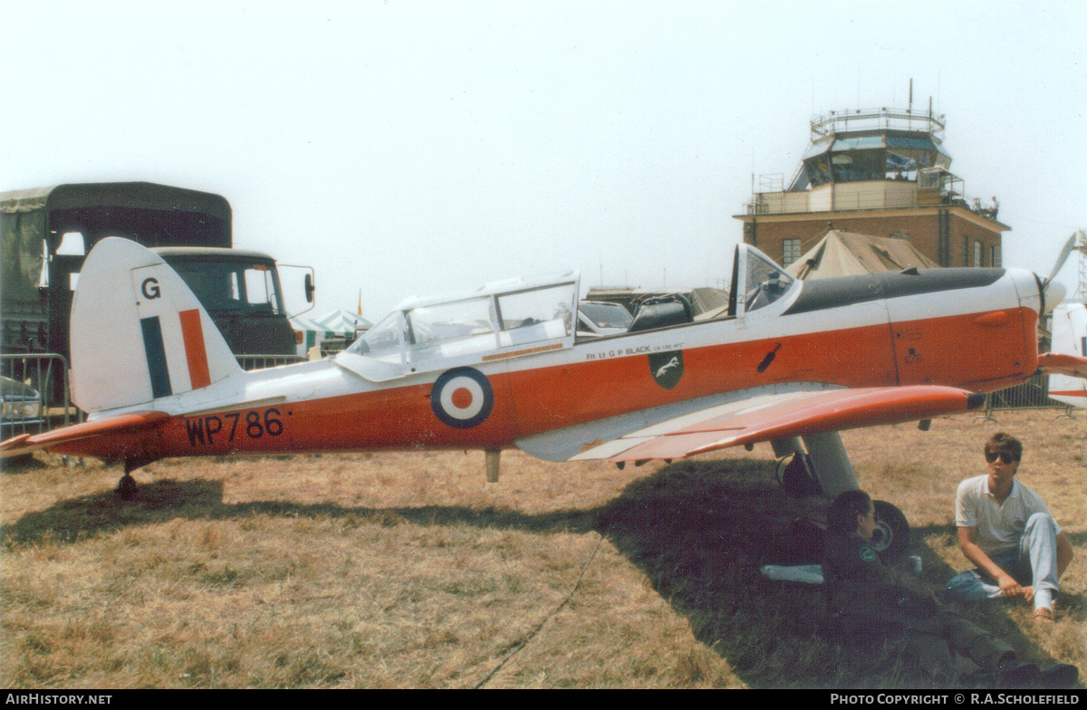 Aircraft Photo of WP786 | De Havilland Canada DHC-1 Chipmunk T10 | UK - Air Force | AirHistory.net #156562