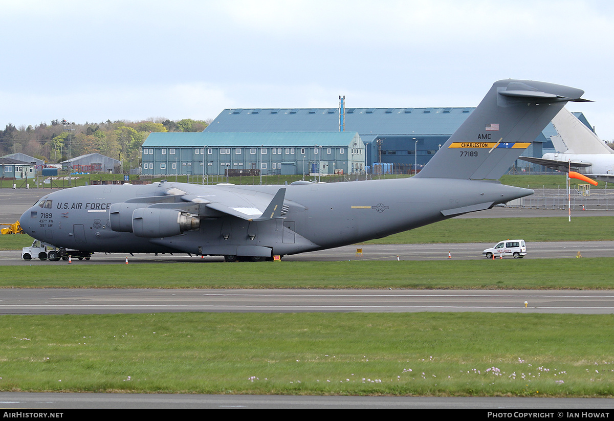 Aircraft Photo of 07-7189 / 77189 | Boeing C-17A Globemaster III | USA - Air Force | AirHistory.net #156585