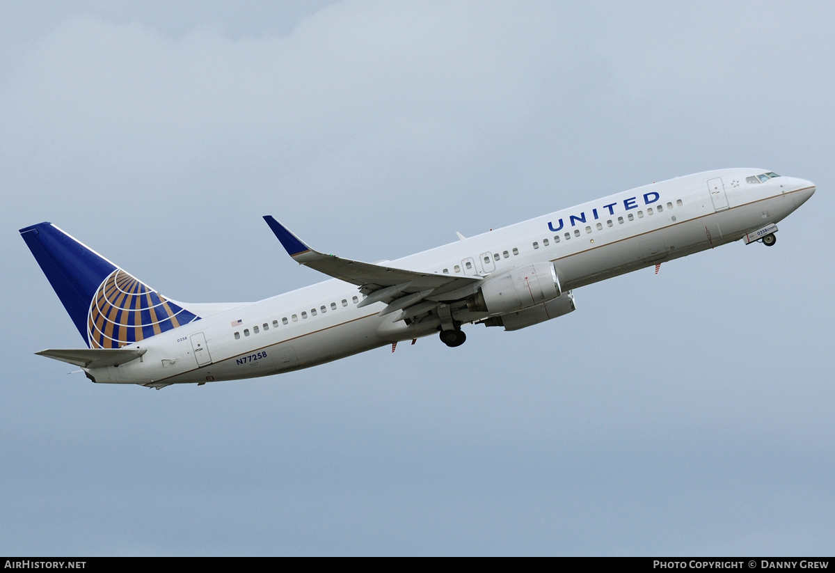 Aircraft Photo of N77258 | Boeing 737-824 | United Airlines | AirHistory.net #156666
