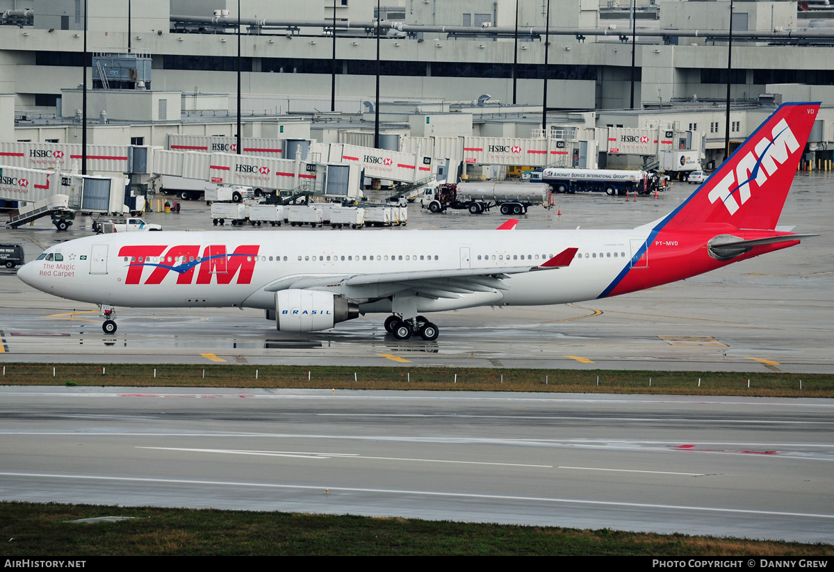 Aircraft Photo of PT-MVD | Airbus A330-223 | TAM Linhas Aéreas | AirHistory.net #156671