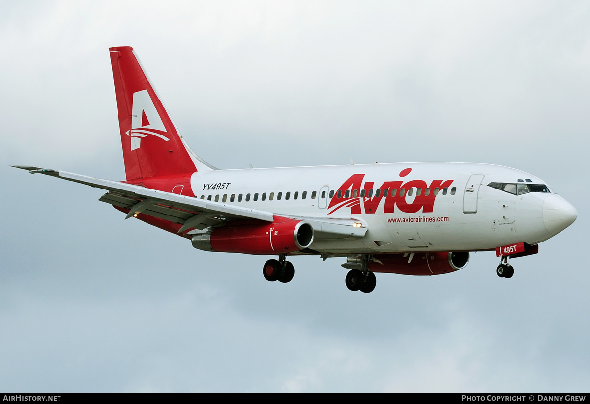 Aircraft Photo of YV495T | Boeing 737-2Y5/Adv | Avior Airlines | AirHistory.net #156691