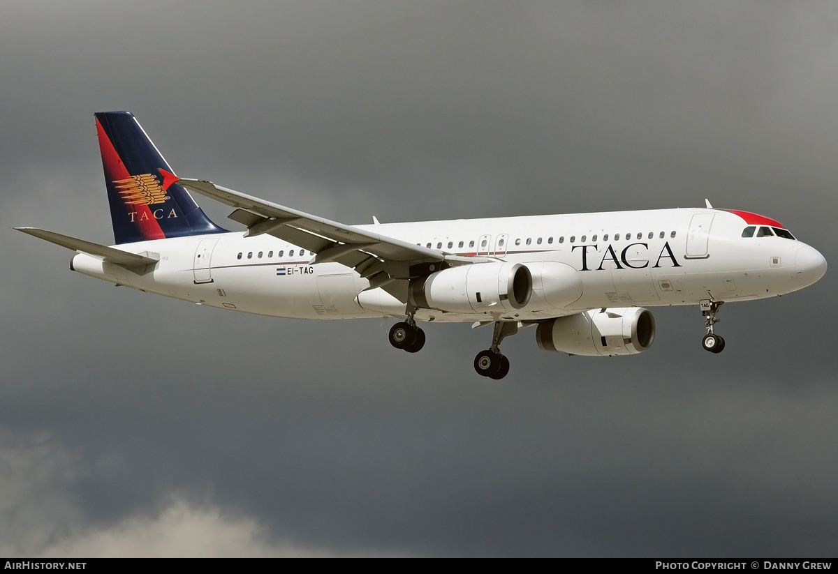 Aircraft Photo of EI-TAG | Airbus A320-233 | TACA - Transportes Aéreos Centro Americanos | AirHistory.net #156695
