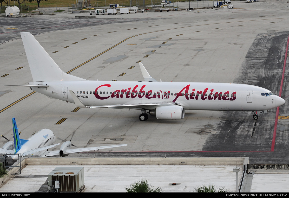 Aircraft Photo of 9Y-SXM | Boeing 737-8HO | Caribbean Airlines | AirHistory.net #156742