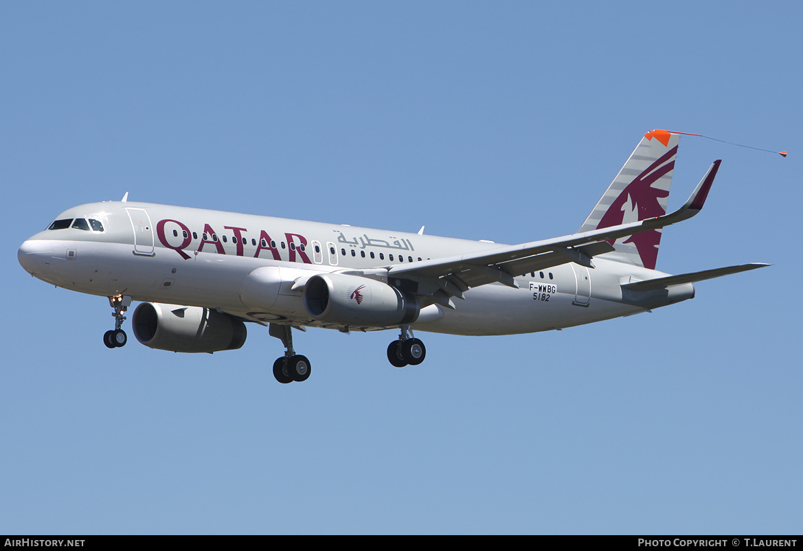 Aircraft Photo of F-WWBG | Airbus A320-232 | Qatar Airways | AirHistory.net #156754