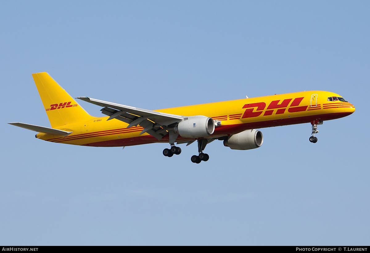 Aircraft Photo of G-BIKI | Boeing 757-236/SF | DHL International | AirHistory.net #156755