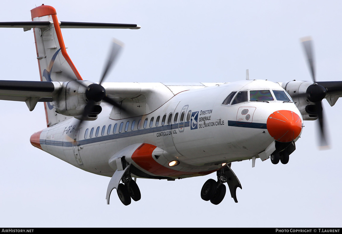 Aircraft Photo of F-GFJH | ATR ATR-42-300 | DGAC - Direction Générale de l'Aviation Civile | AirHistory.net #156758