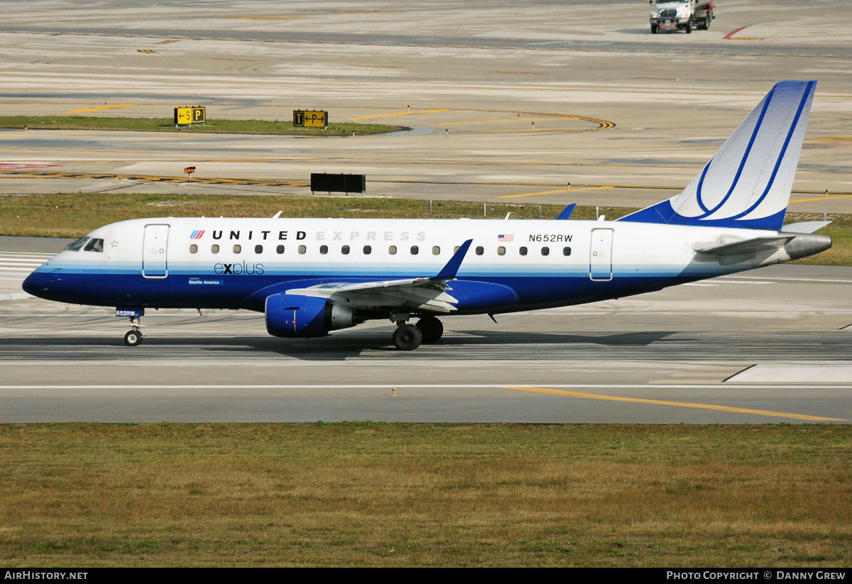 Aircraft Photo of N652RW | Embraer 170SE (ERJ-170-100SE) | United Express | AirHistory.net #156770