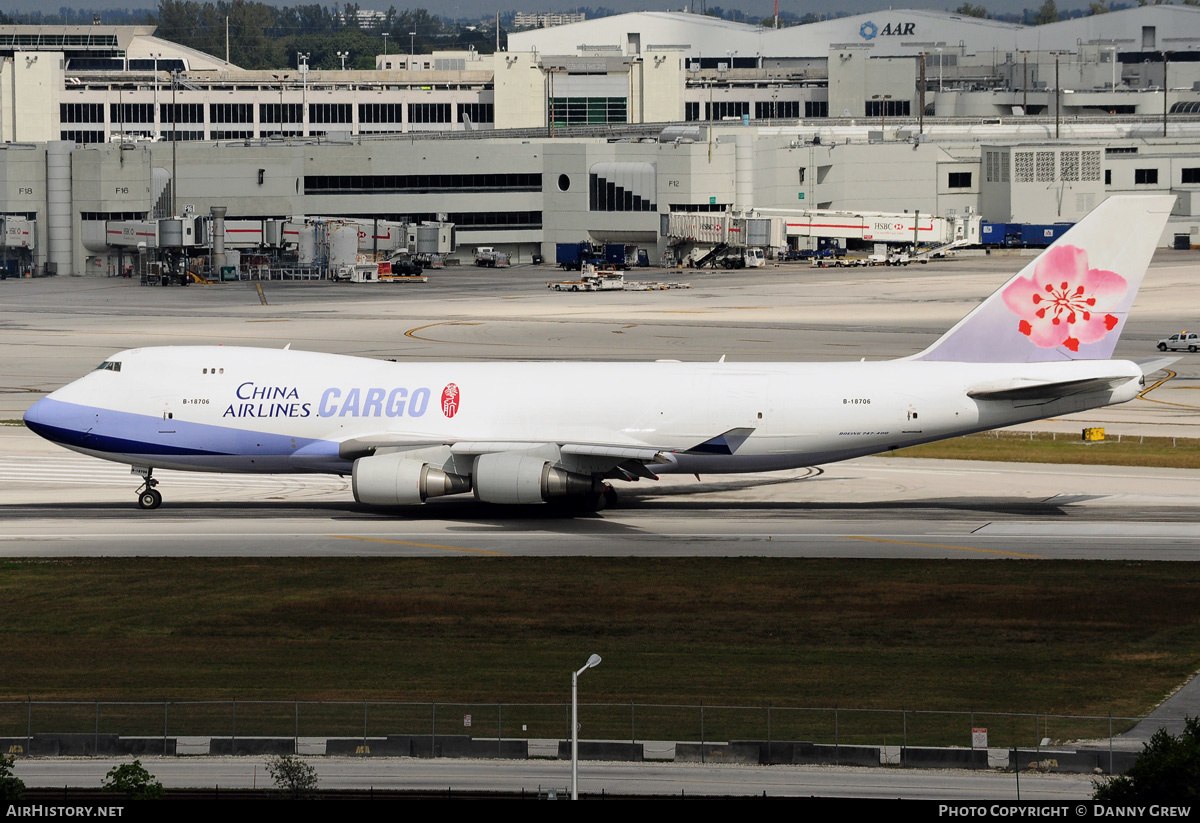Aircraft Photo of B-18706 | Boeing 747-409F/SCD | China Airlines Cargo | AirHistory.net #156775