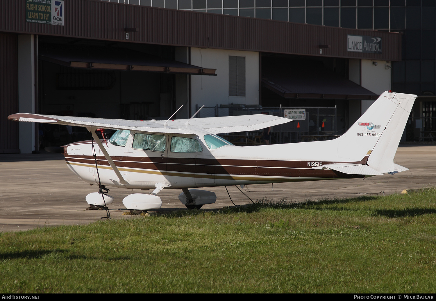Aircraft Photo of N1351E | Cessna 172N Skyhawk | Lakeland Aircraft Maintenance | AirHistory.net #156853