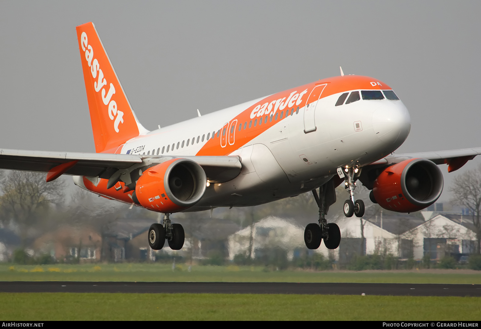 Aircraft Photo of G-EZDA | Airbus A319-111 | EasyJet | AirHistory.net #156864