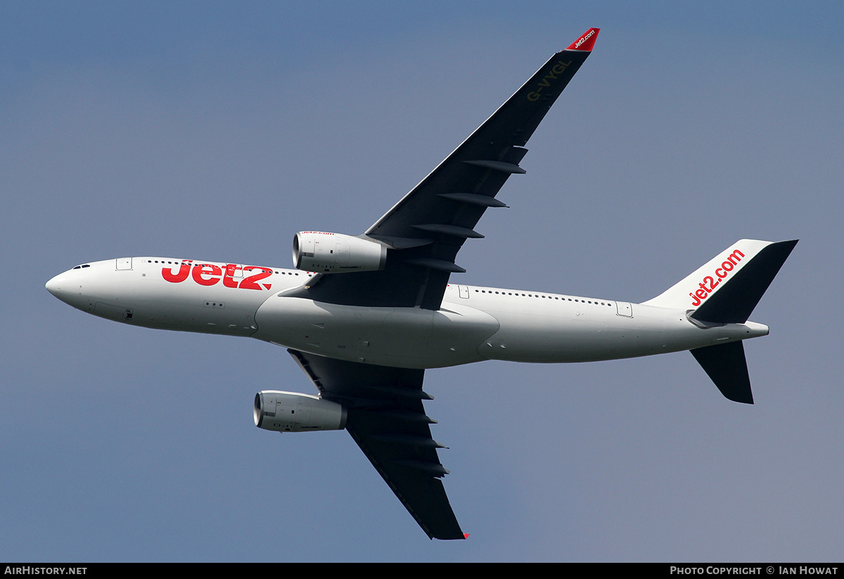 Aircraft Photo of G-VYGL | Airbus A330-243 | Jet2 | AirHistory.net #156972