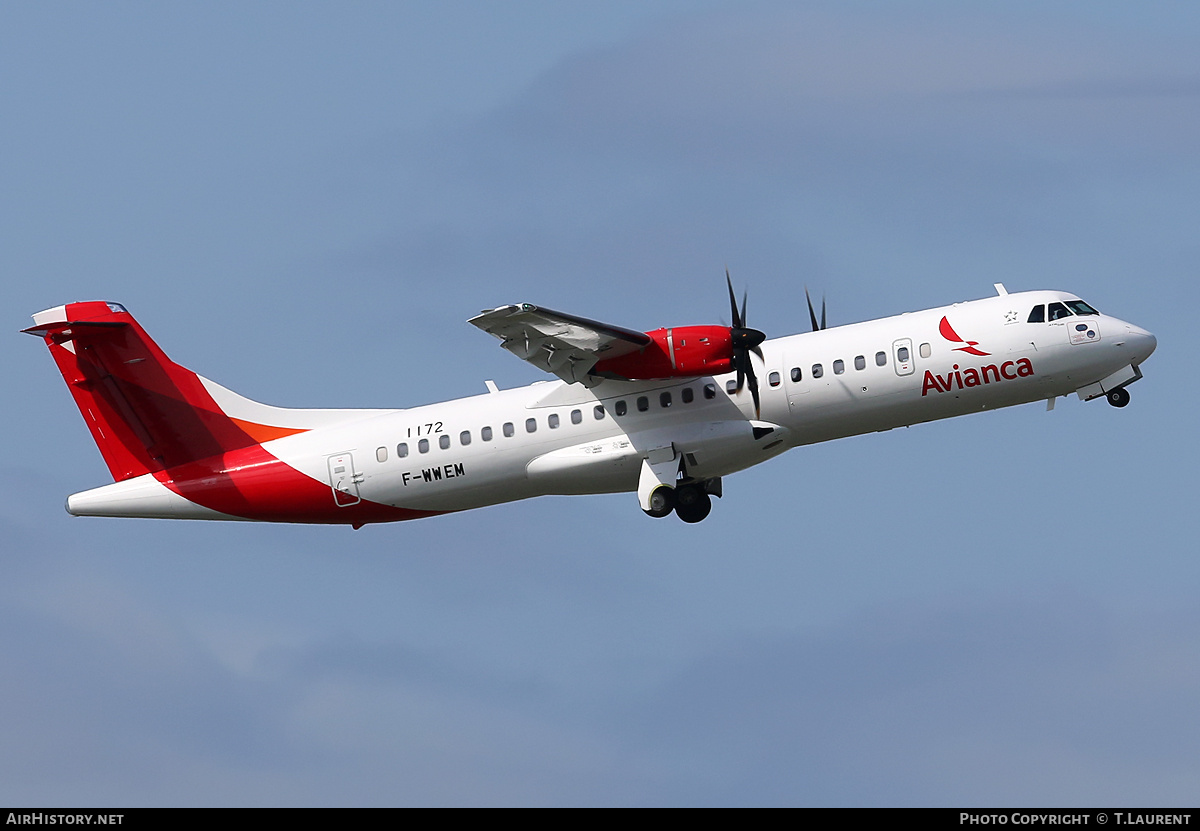 Aircraft Photo of F-WWEM | ATR ATR-72-600 (ATR-72-212A) | Avianca | AirHistory.net #157009