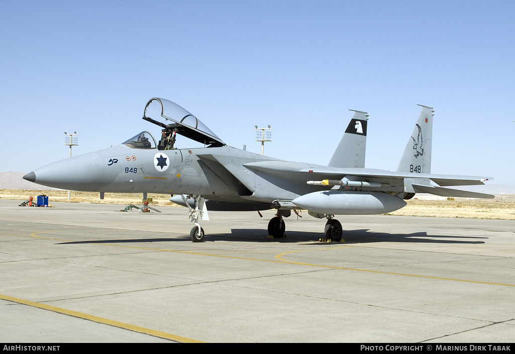 Aircraft Photo of 848 | McDonnell Douglas F-15C Baz | Israel - Air Force | AirHistory.net #157045