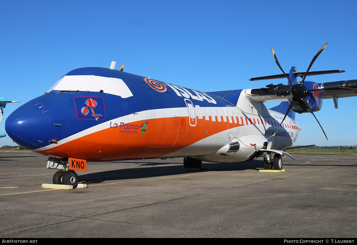 Aircraft Photo of EC-KNO | ATR ATR-72-500 (ATR-72-212A) | Islas Airways | AirHistory.net #157050