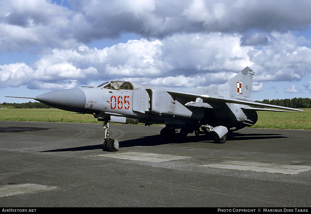 Aircraft Photo of 065 | Mikoyan-Gurevich MiG-23MF | Poland - Air Force | AirHistory.net #157051
