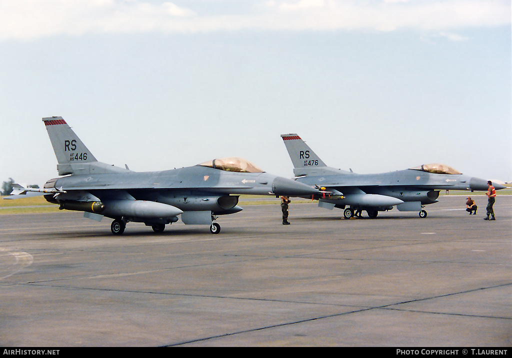 Aircraft Photo of 85-1446 / AF85-446 | General Dynamics F-16C Fighting Falcon | USA - Air Force | AirHistory.net #157105