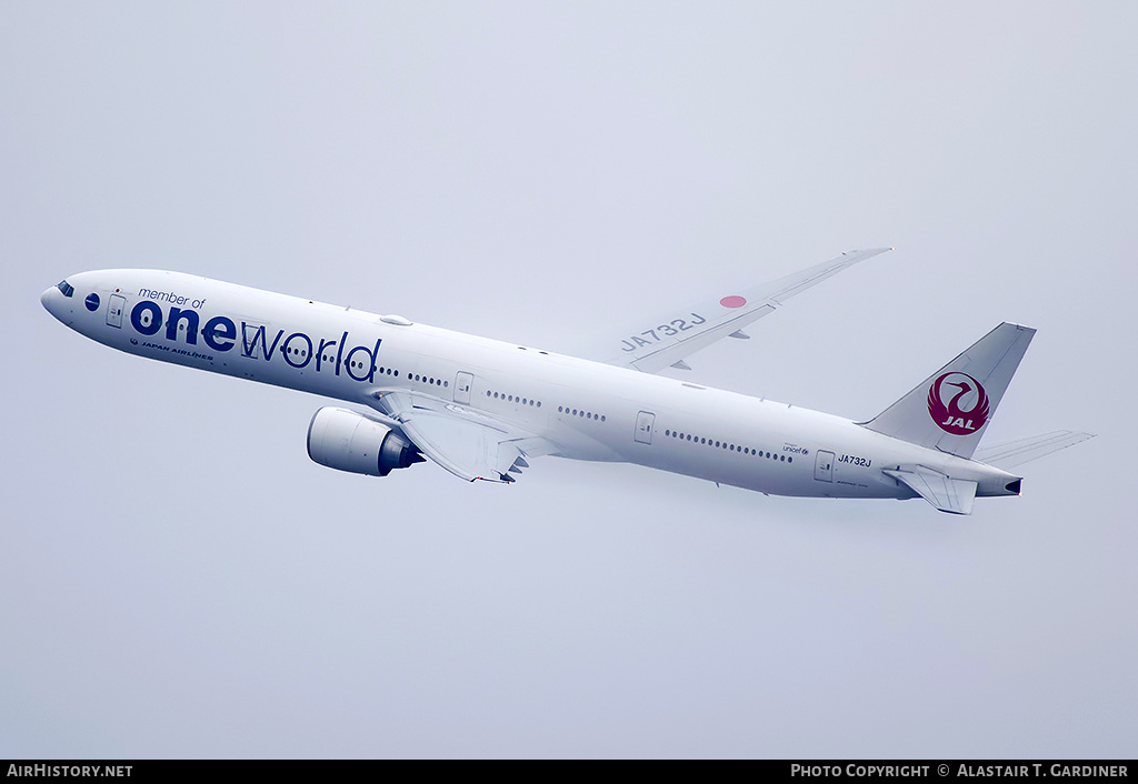 Aircraft Photo of JA732J | Boeing 777-346/ER | Japan Airlines - JAL | AirHistory.net #157112