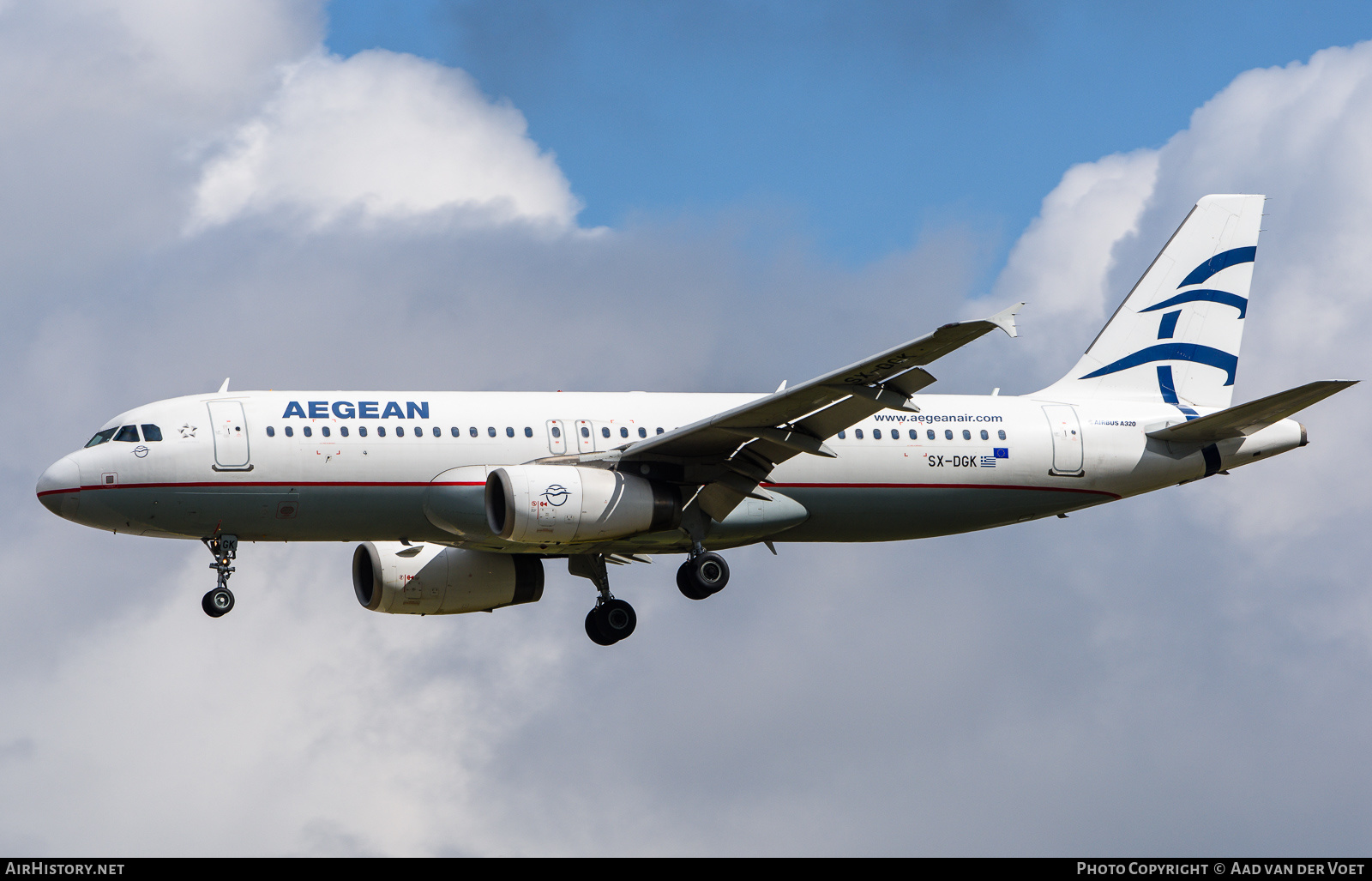 Aircraft Photo of SX-DGK | Airbus A320-232 | Aegean Airlines | AirHistory.net #157212