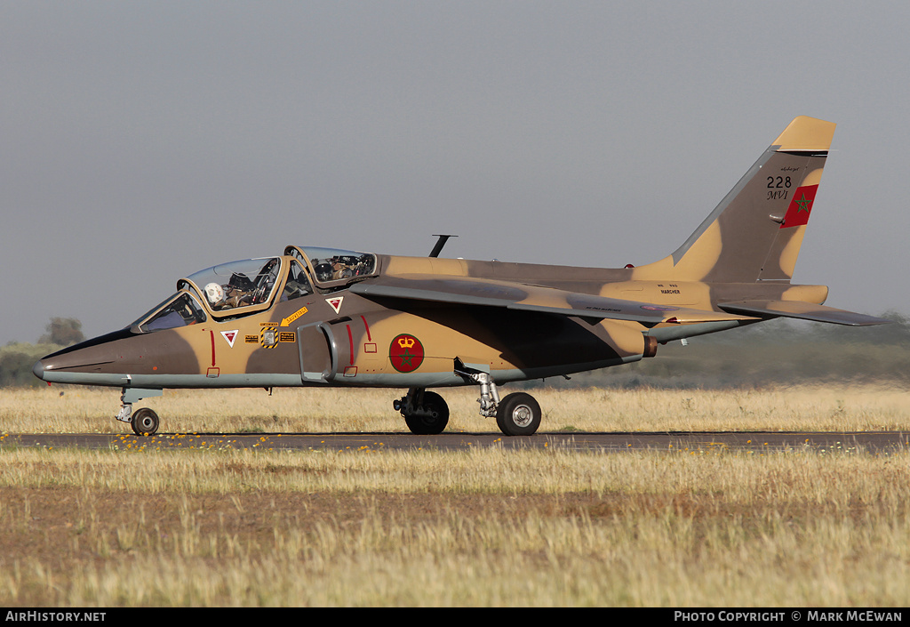 Aircraft Photo of 228 | Dassault-Dornier Alpha Jet H | Morocco - Air Force | AirHistory.net #157223