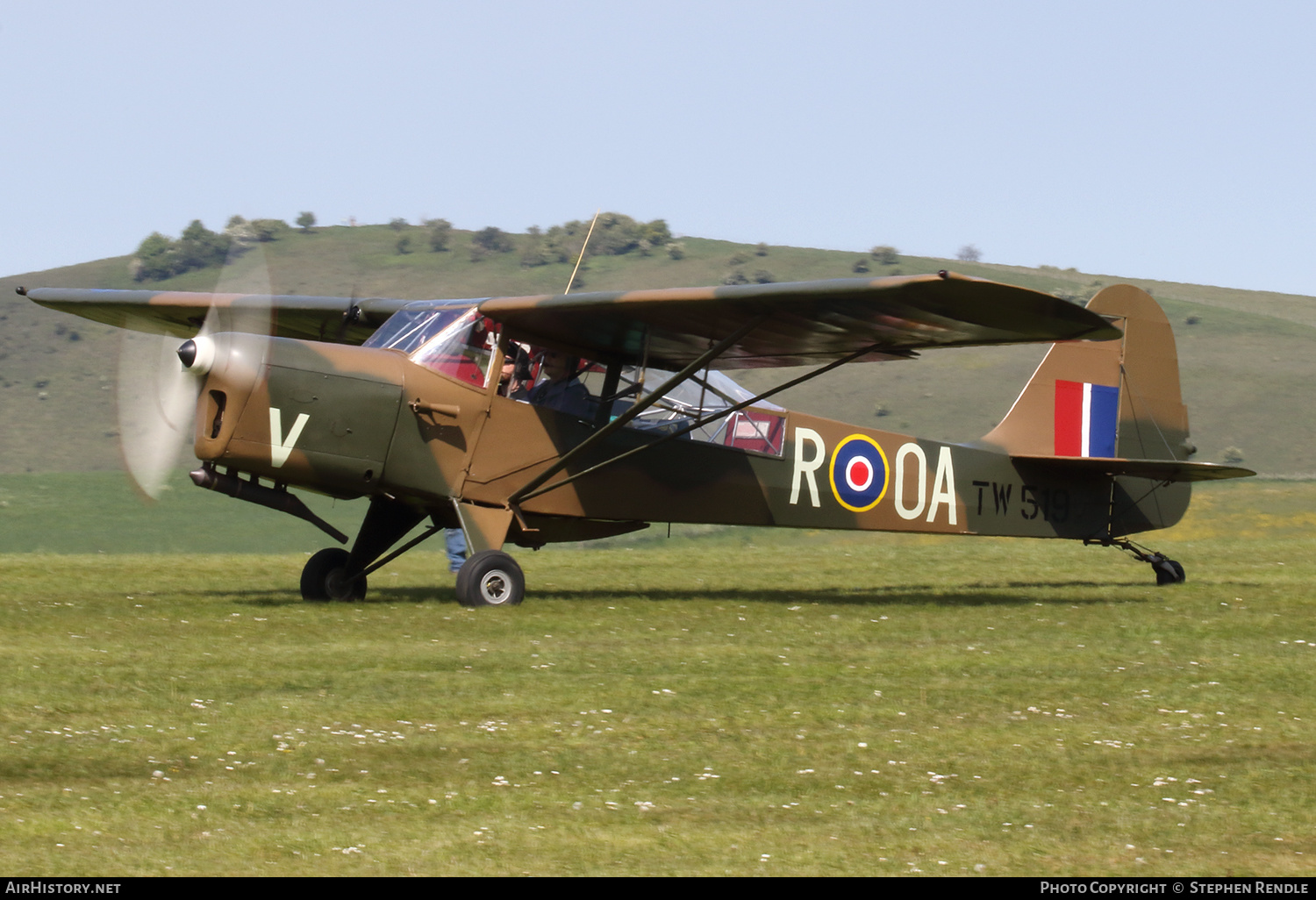 Aircraft Photo of G-ANHX / TW519 | Taylorcraft J Auster Mk5D | UK - Air Force | AirHistory.net #157243