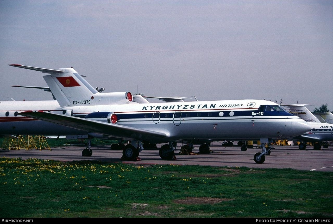 Aircraft Photo of EX-87379 | Yakovlev Yak-40 | Kyrghyzstan Airlines | AirHistory.net #157245