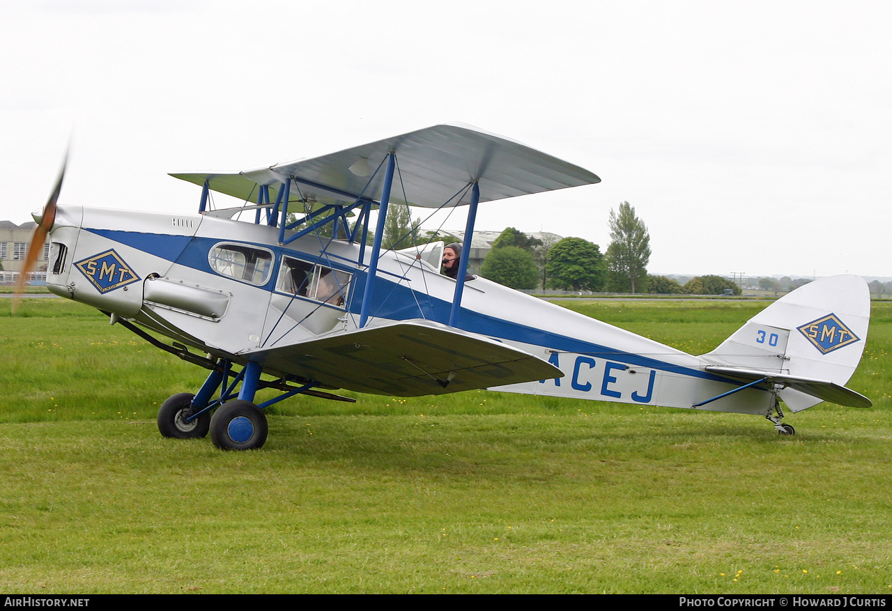 Aircraft Photo of G-ACEJ | De Havilland D.H. 83 Fox Moth | SMT - Scottish Motor Traction | AirHistory.net #157249