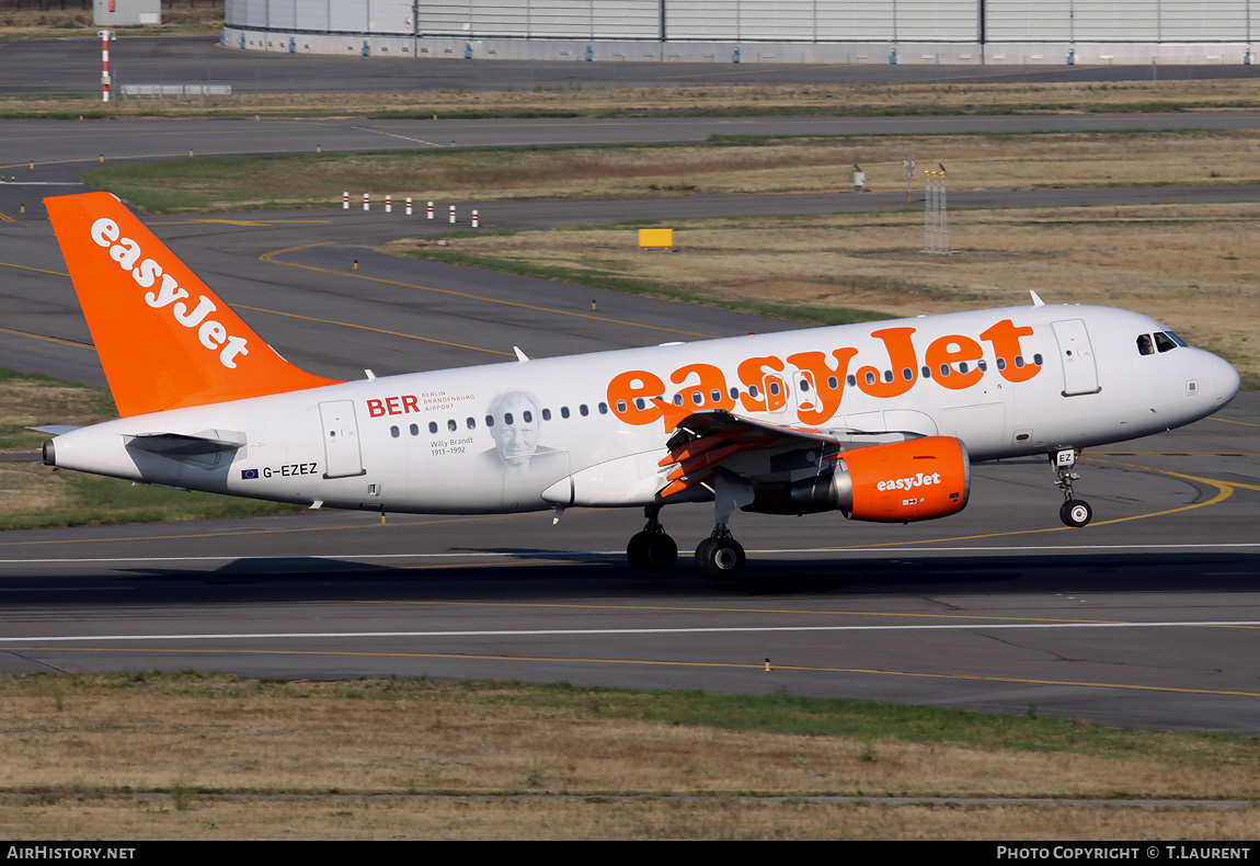 Aircraft Photo of G-EZEZ | Airbus A319-111 | EasyJet | AirHistory.net #157256