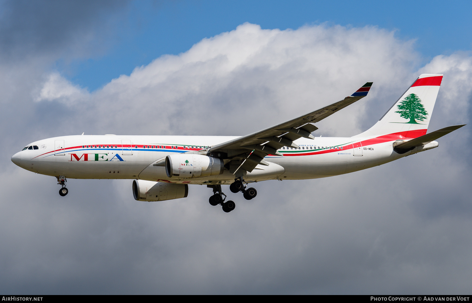 Aircraft Photo of OD-MEA | Airbus A330-243 | MEA - Middle East Airlines | AirHistory.net #157268