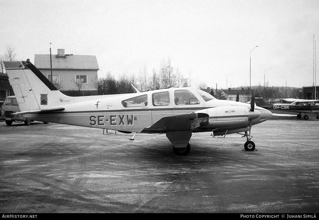 Aircraft Photo of SE-EXW | Beech B55 Baron (95-B55) | AirHistory.net #157280