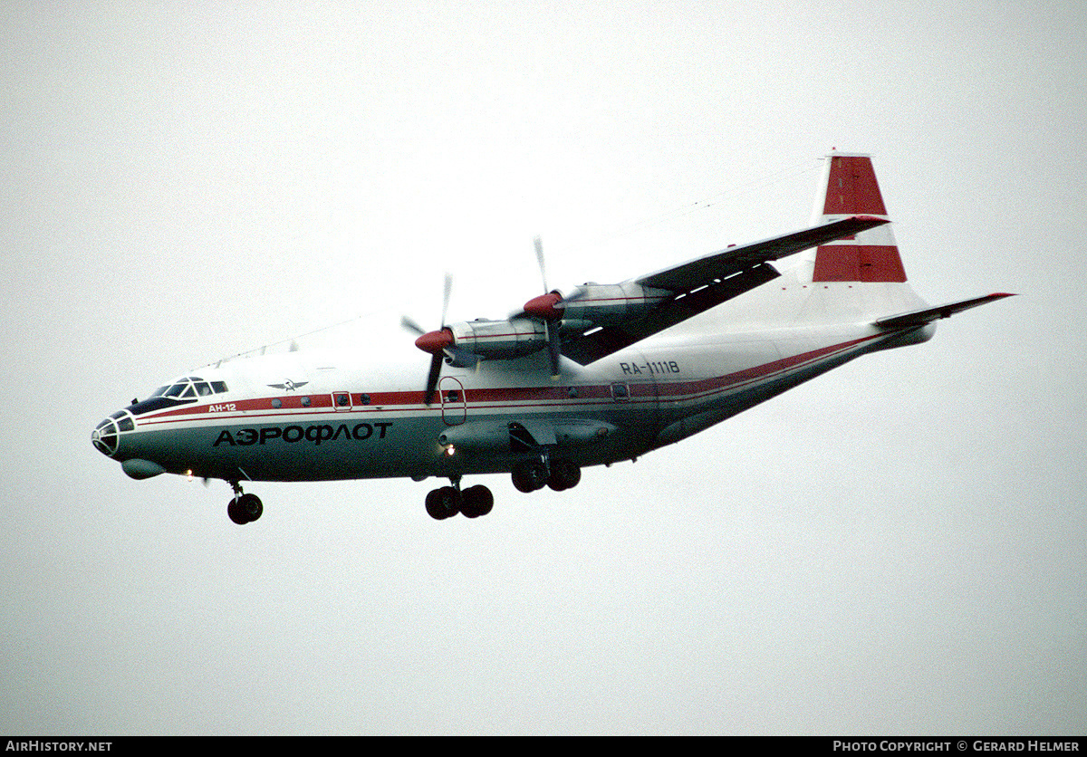 Aircraft Photo of RA-11118 | Antonov An-12BP | Aeroflot | AirHistory.net #157289