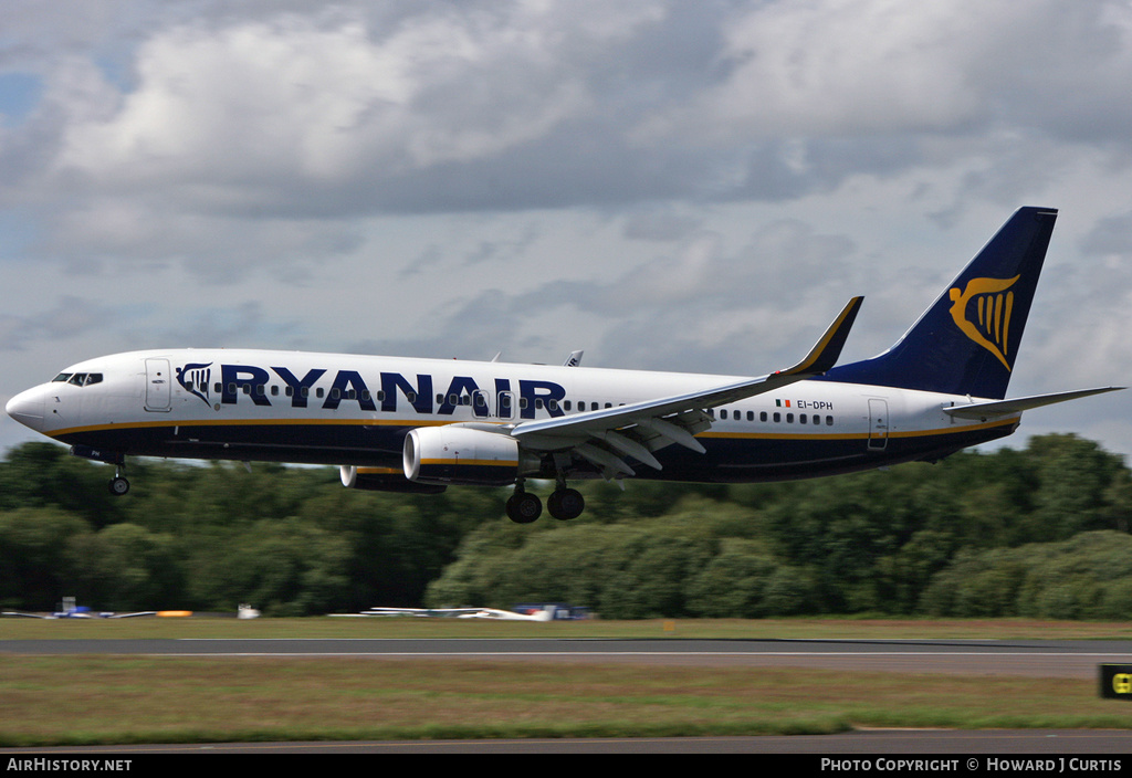 Aircraft Photo of EI-DPH | Boeing 737-8AS | Ryanair | AirHistory.net #157303