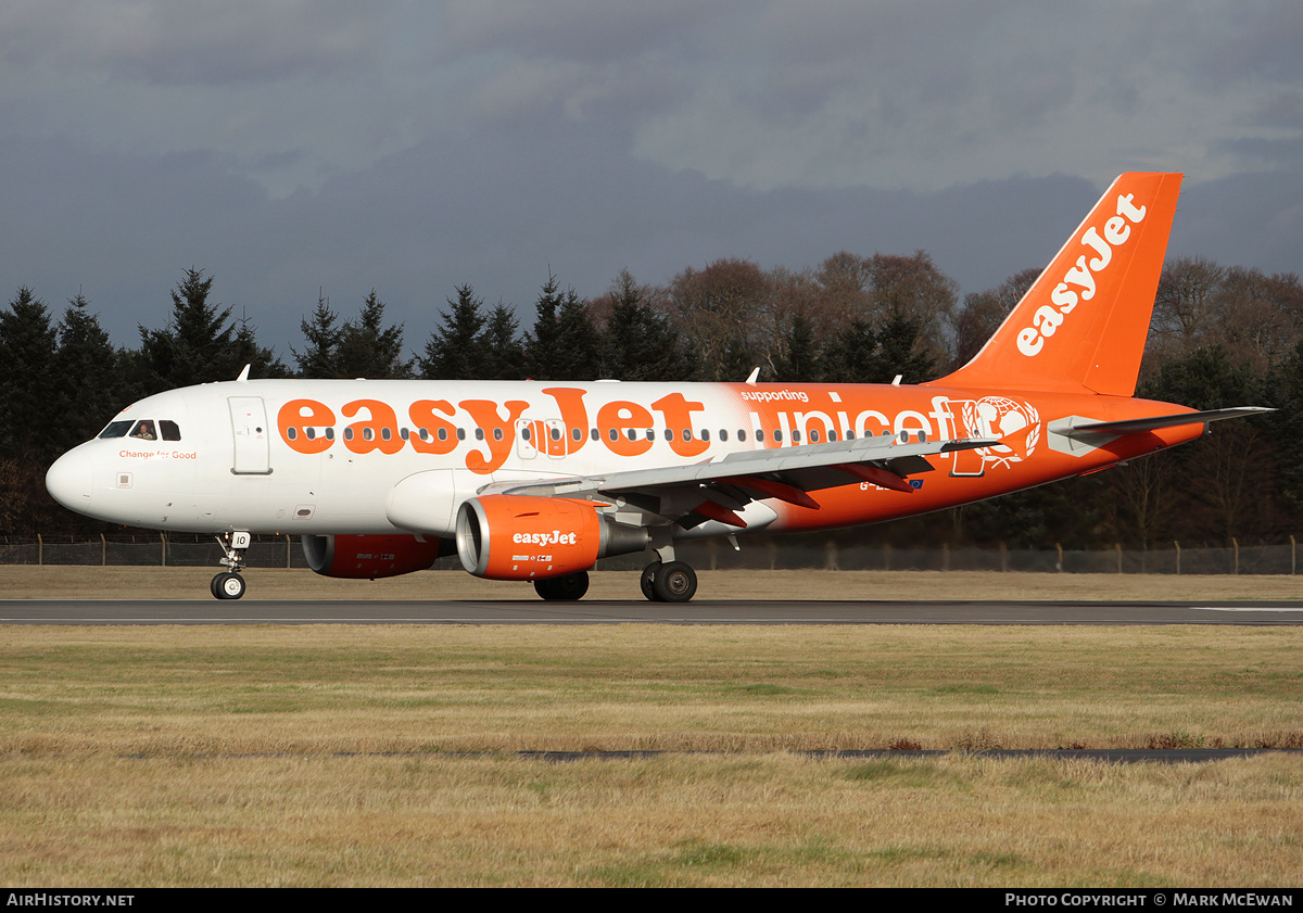 Aircraft Photo of G-EZIO | Airbus A319-111 | EasyJet | AirHistory.net #157307