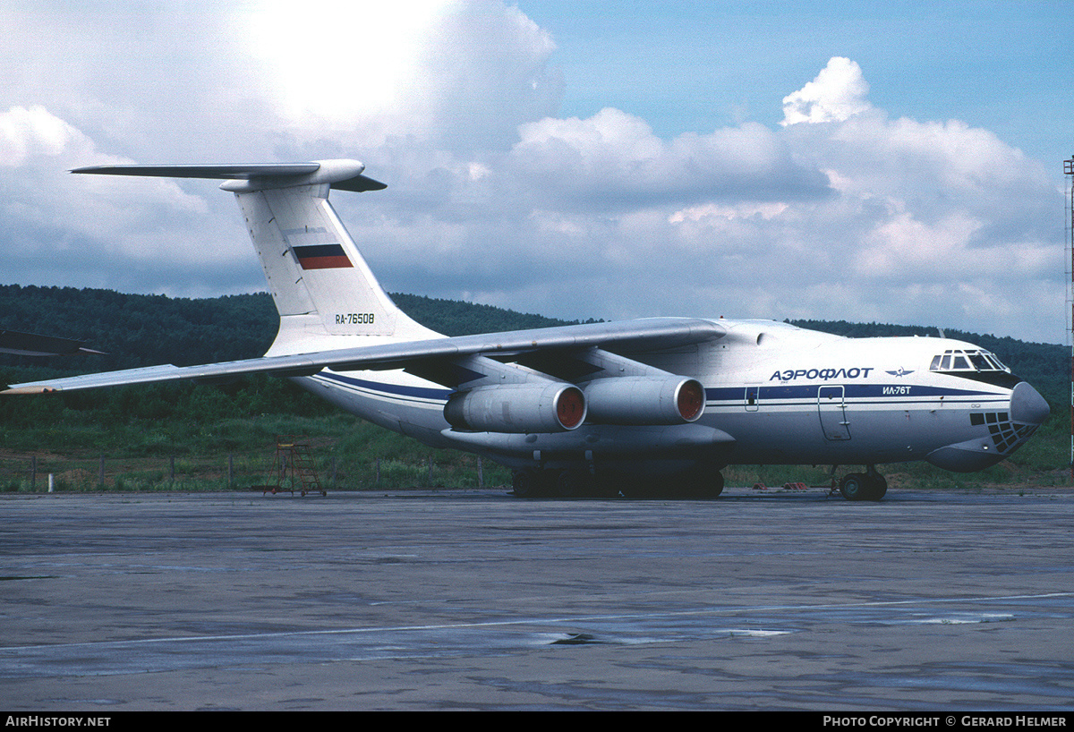 Aircraft Photo of RA-76508 | Ilyushin Il-76T | Aeroflot | AirHistory.net #157326