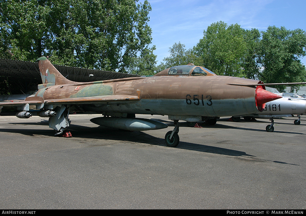 Aircraft Photo of 6513 | Sukhoi Su-7BKL | Czechoslovakia - Air Force | AirHistory.net #157328