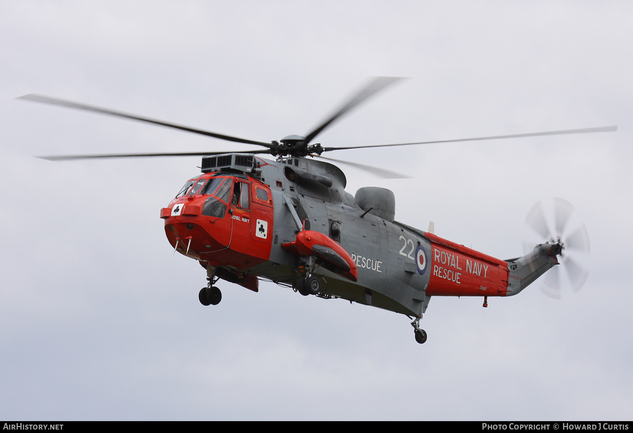 Aircraft Photo of ZA167 | Westland WS-61 Sea King HU5 | UK - Navy | AirHistory.net #157334