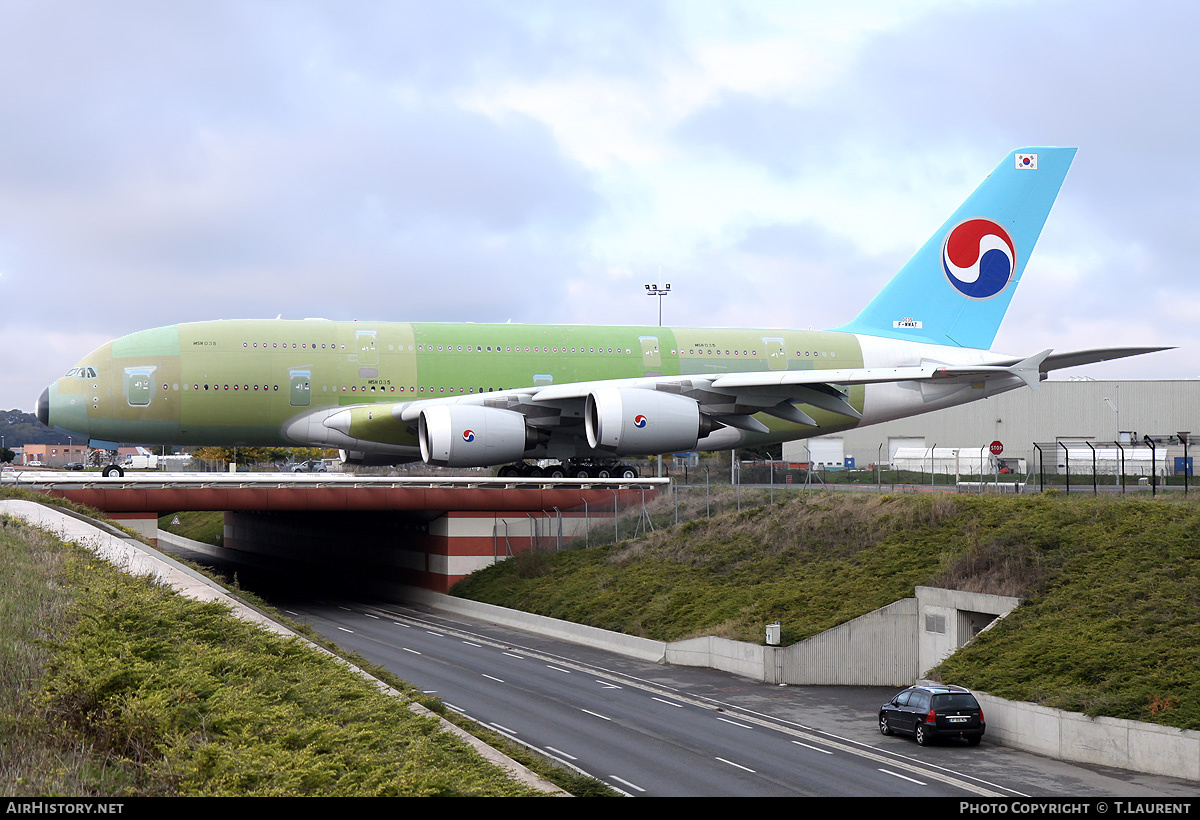 Aircraft Photo of F-WWAT | Airbus A380-861 | Korean Air | AirHistory.net #157345