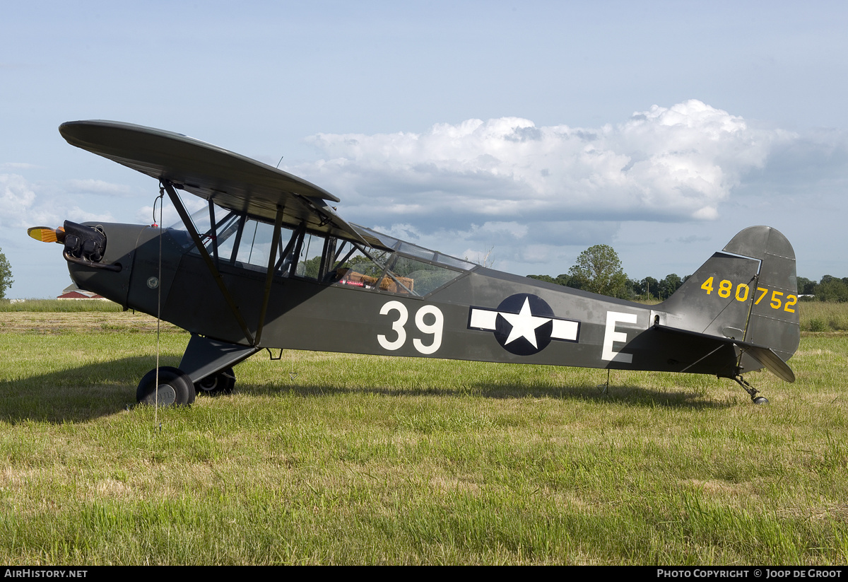 Aircraft Photo of G-BCXJ / 480752 | Piper J-3C-65 Cub | USA - Air Force | AirHistory.net #157364