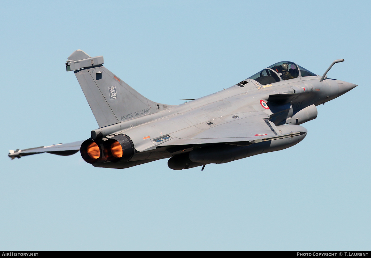 Aircraft Photo of 127 | Dassault Rafale C | France - Air Force | AirHistory.net #157378
