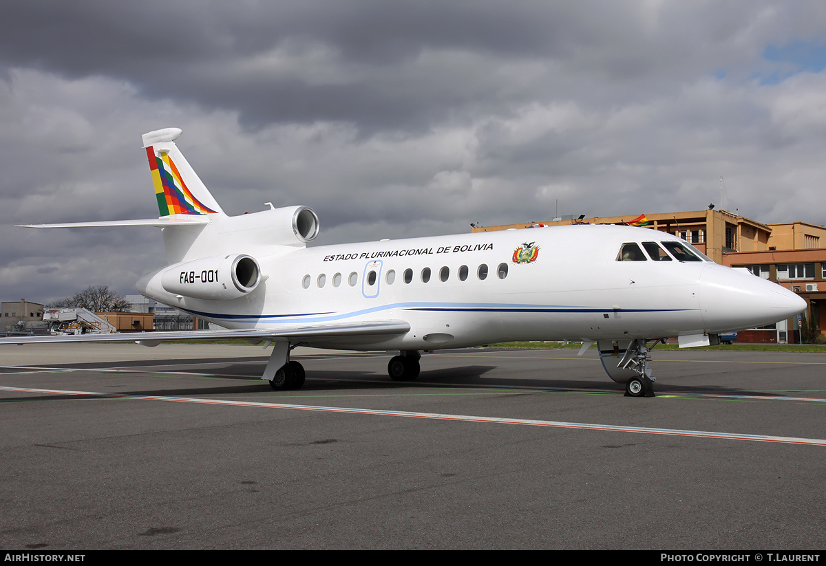 Aircraft Photo of FAB-001 | Dassault Falcon 900EX | Bolivia - Air Force | AirHistory.net #157399