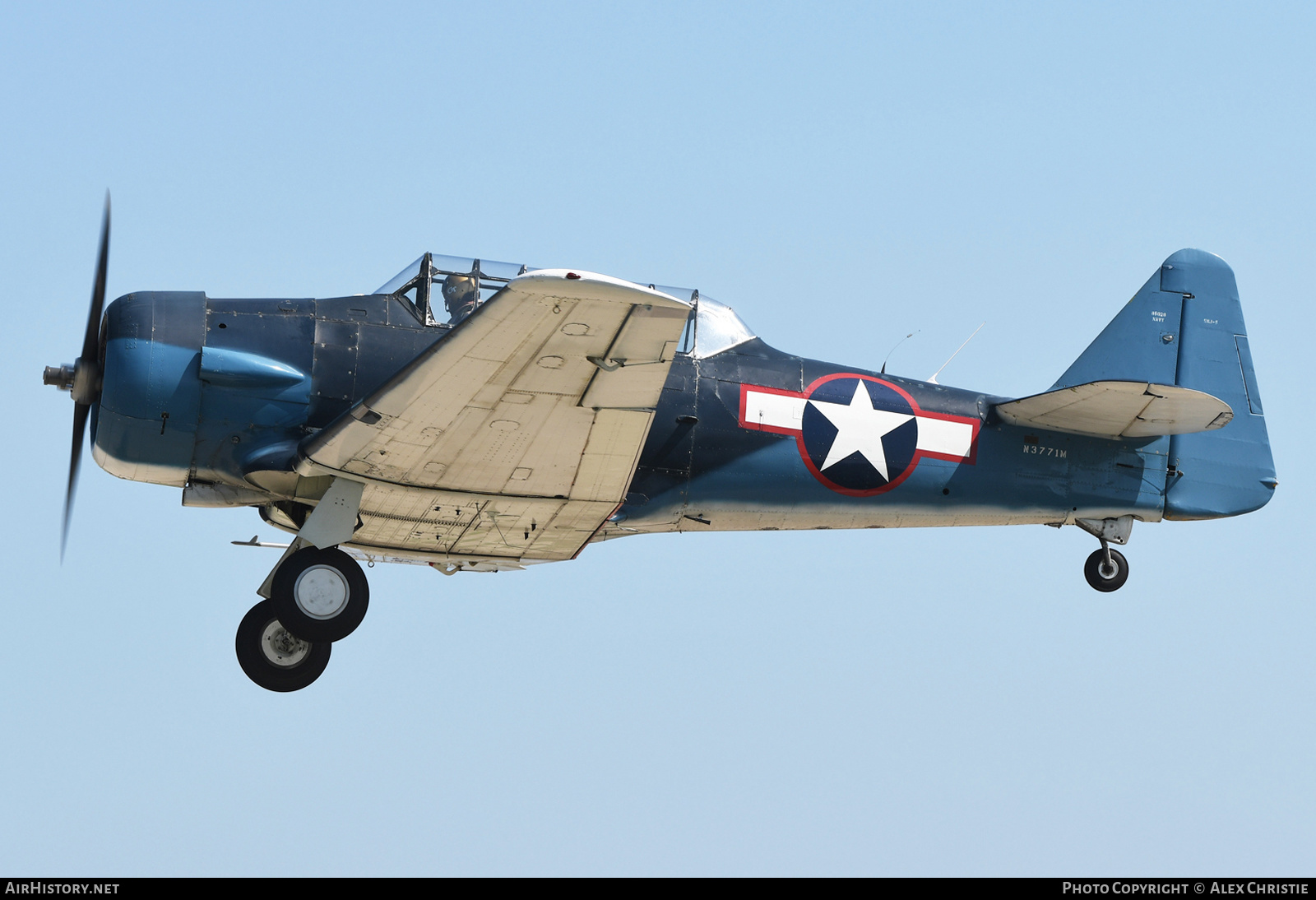 Aircraft Photo of N3771M | North American AT-6D Texan | USA - Navy | AirHistory.net #157428