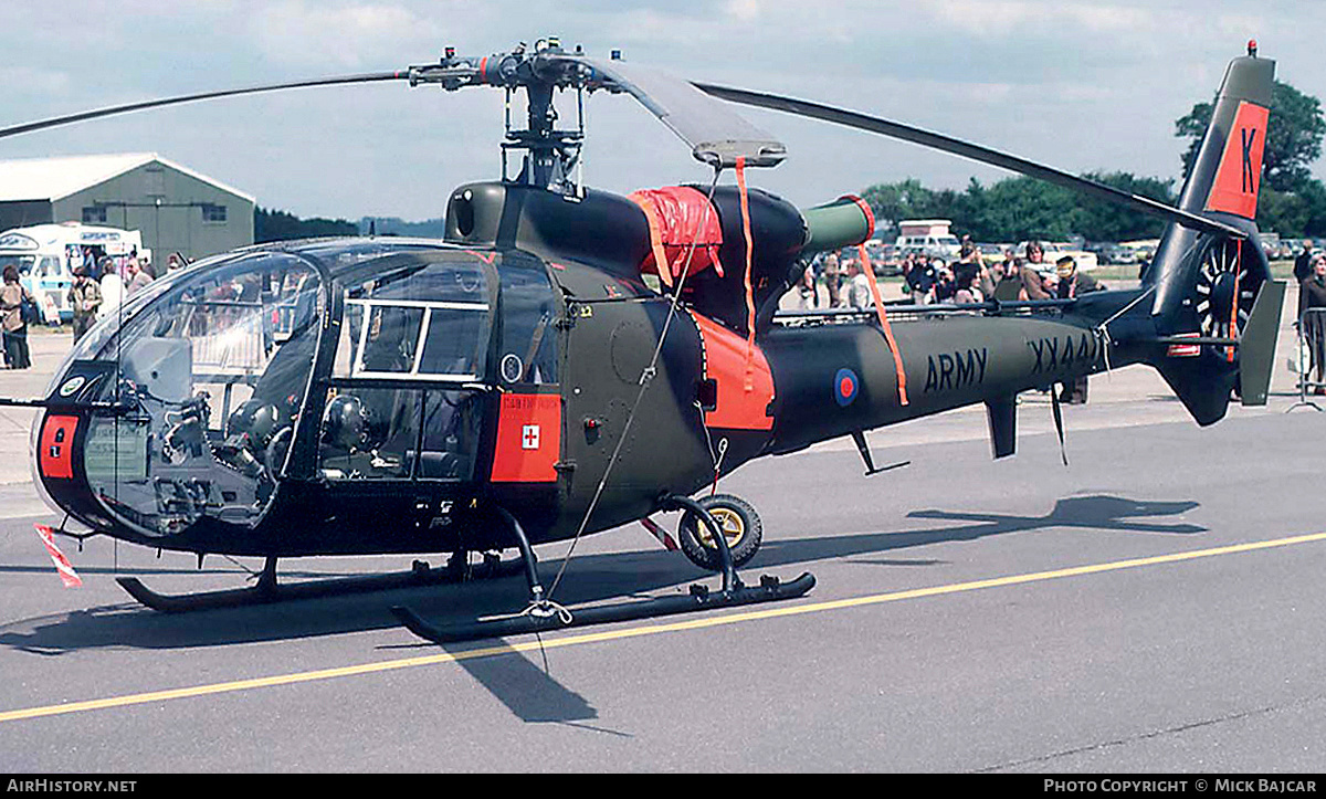 Aircraft Photo of XX444 | Aerospatiale SA-341B Gazelle AH1 | UK - Army | AirHistory.net #157433
