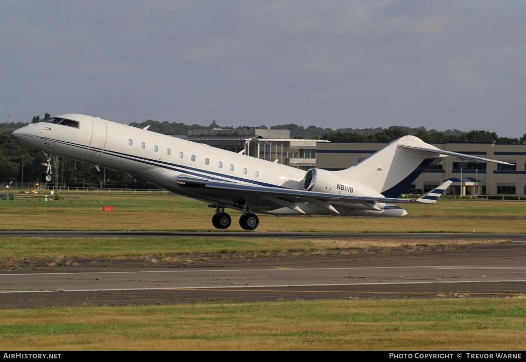Aircraft Photo of N81118 | Bombardier Global 5000 (BD-700-1A11) | AirHistory.net #157437