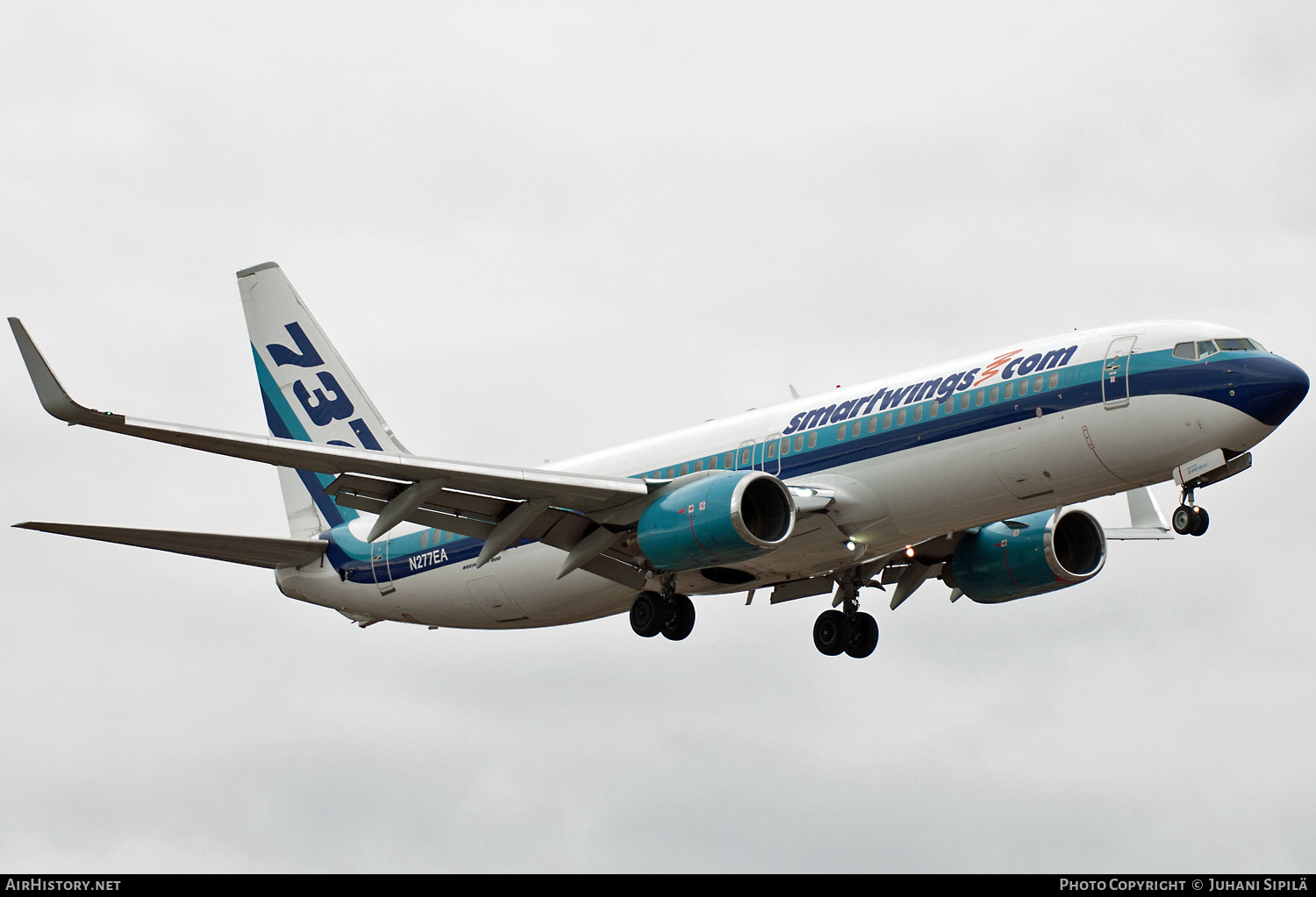 Aircraft Photo of N277EA | Boeing 737-8CX | Smartwings | AirHistory.net #157462