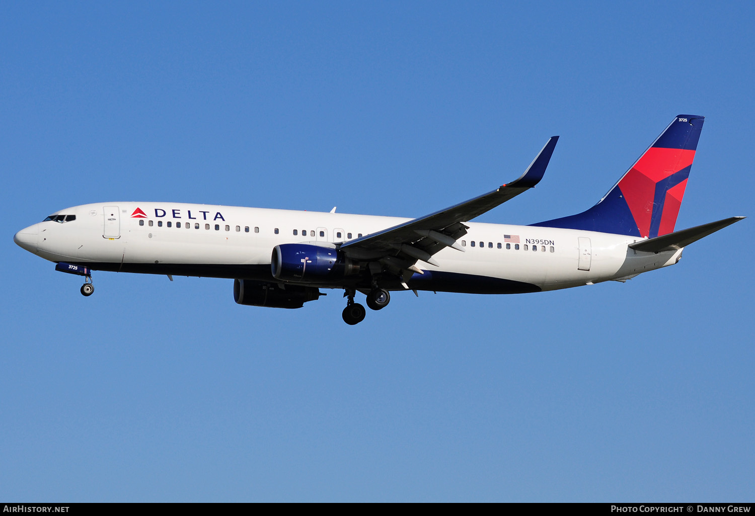 Aircraft Photo of N395DN | Boeing 737-832 | Delta Air Lines | AirHistory.net #157474