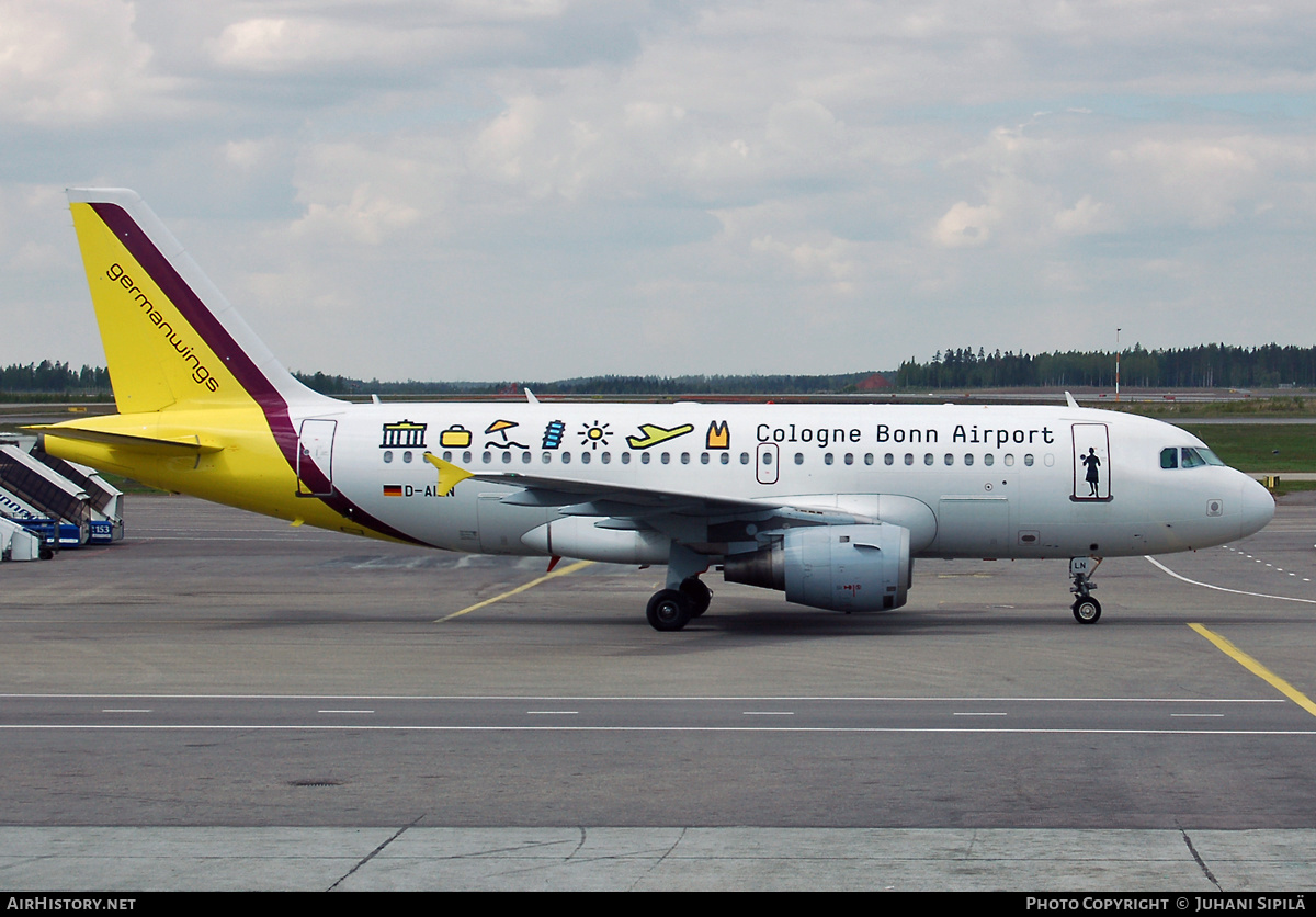 Aircraft Photo of D-AILN | Airbus A319-114 | Germanwings | AirHistory.net #157484