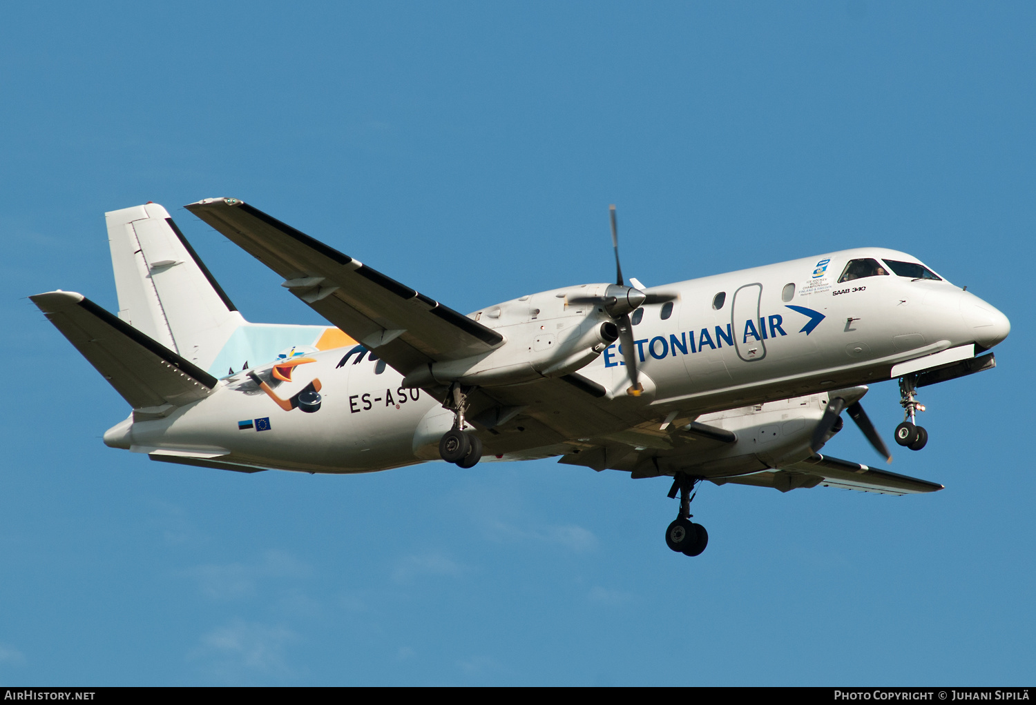 Aircraft Photo of ES-ASO | Saab 340B | Estonian Air | AirHistory.net #157485