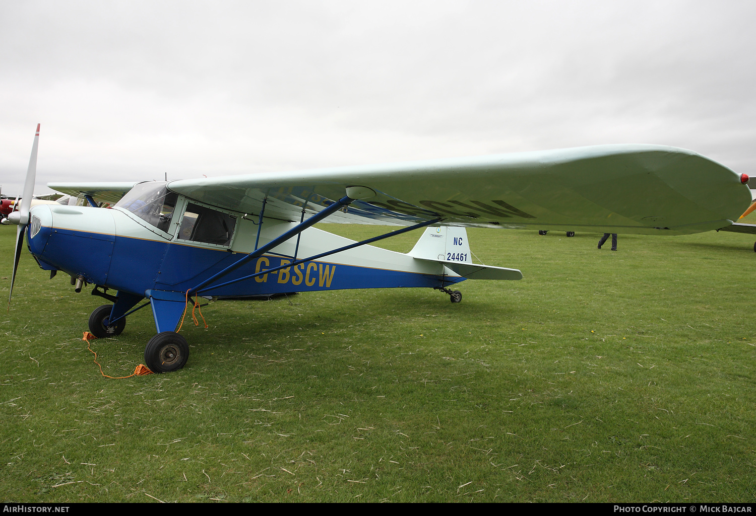 Aircraft Photo of G-BSCW | Taylorcraft BC-65 | AirHistory.net #157495