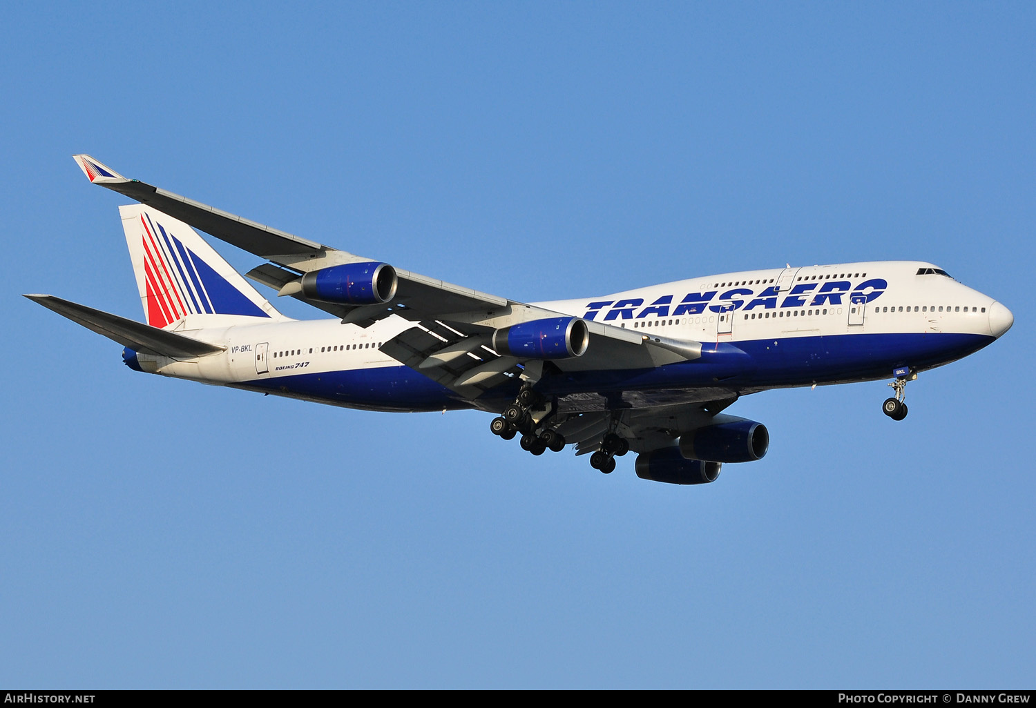 Aircraft Photo of VP-BKL | Boeing 747-444 | Transaero Airlines | AirHistory.net #157500
